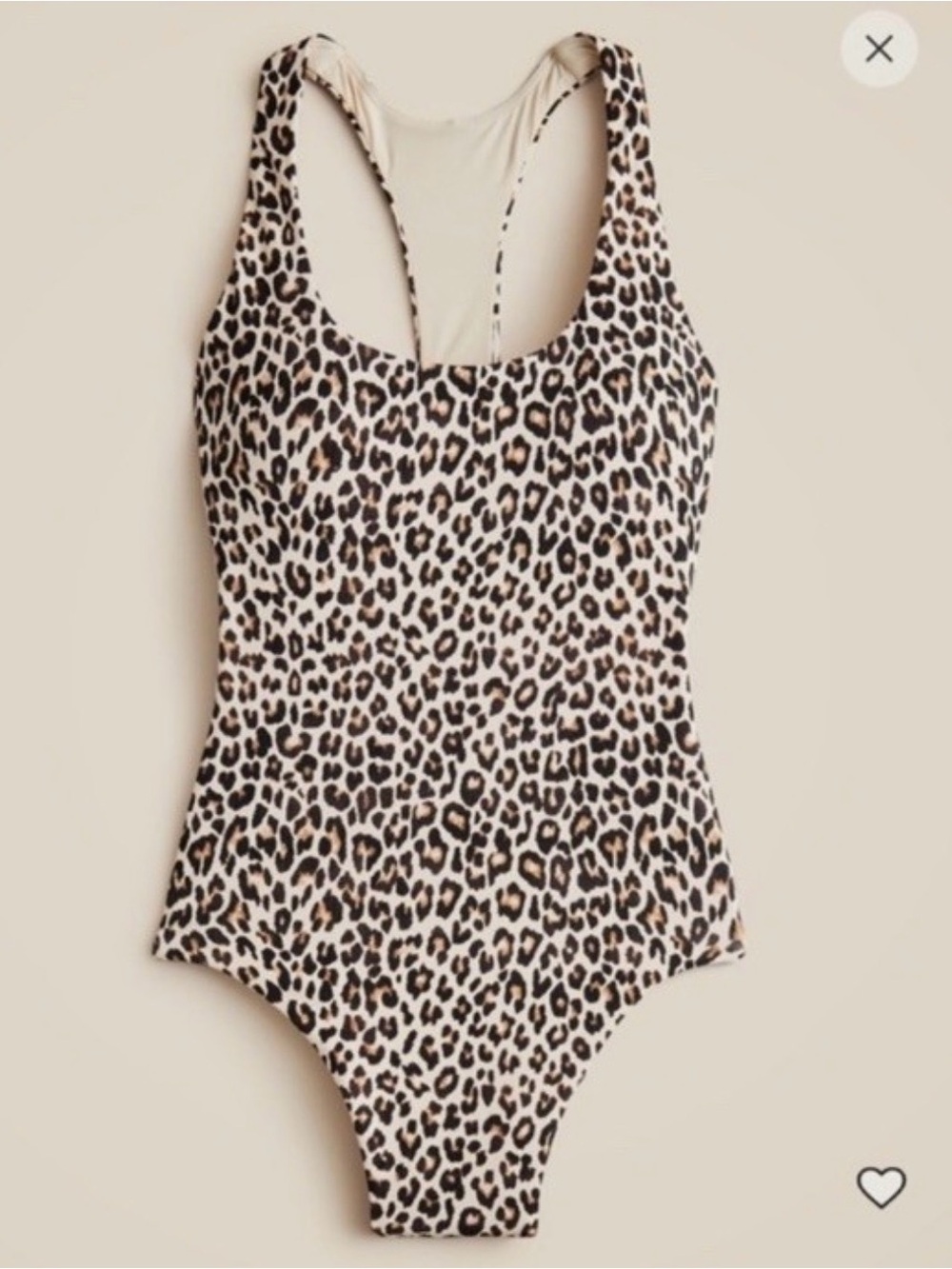 Brand New J. Crew Leopard-Print One-Piece Swimsuit